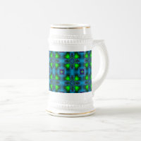 Artdeco-Blume im Retro-Stil