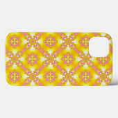 Artdeco-Blume im Retro-Stil Case-Mate iPhone Hülle (Rückseite (Horizontal))