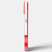 Artdeco-Blume im Retro-Stil Case-Mate iPhone Hülle (Rückseite / Links)