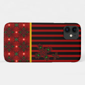 Artdeco-Blume im Retro-Stil Case-Mate iPhone Hülle (Rückseite (Horizontal))