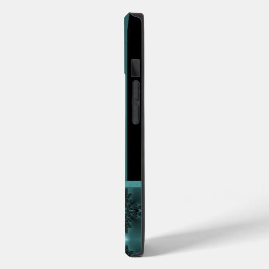 Artdeco-Blume im Retro-Stil Case-Mate iPhone Hülle (Rückseite / Links)