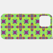 Artdeco-Blume im Retro-Stil Case-Mate iPhone Hülle (Rückseite (Horizontal))