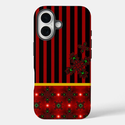 Artdeco-Blume im Retro-Stil Case-Mate iPhone Hülle (Rückseite)