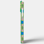 Artdeco-Blume im Retro-Stil Case-Mate iPhone Hülle (Rückseite / Links)