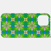 Artdeco-Blume im Retro-Stil Case-Mate iPhone Hülle (Rückseite (Horizontal))