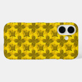 Artdeco-Blume im Retro-Stil Case-Mate iPhone Hülle (Rückseite (Horizontal))
