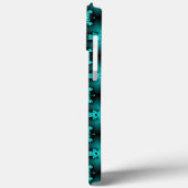 Artdeco-Blume im Retro-Stil Case-Mate iPhone Hülle (Rückseite / Links)