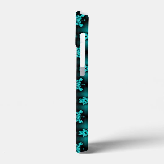 Artdeco-Blume im Retro-Stil Case-Mate iPhone Hülle (Rückseite / Links)