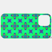 Artdeco-Blume im Retro-Stil Case-Mate iPhone Hülle (Rückseite / Rechts)