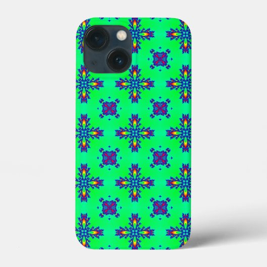 Artdeco-Blume im Retro-Stil Case-Mate iPhone Hülle (Rückseite)