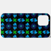 Artdeco-Blume im Retro-Stil Case-Mate iPhone Hülle (Rückseite (Horizontal))