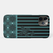 Artdeco-Blume im Retro-Stil Case-Mate iPhone Hülle (Rückseite (Horizontal))