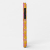 Artdeco-Blume im Retro-Stil Case-Mate iPhone Hülle (Hinten/Links)