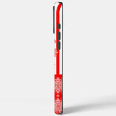 Artdeco-Blume im Retro-Stil Case-Mate iPhone Hülle (Rückseite / Links)