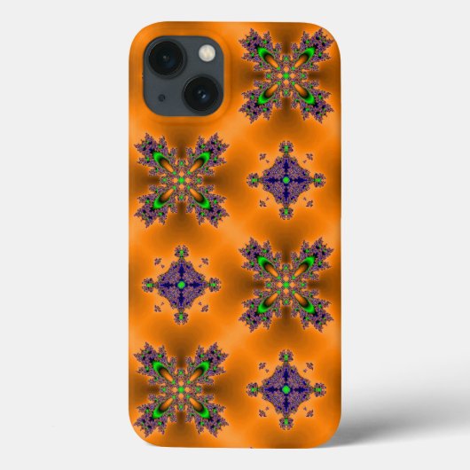 Artdeco-Blume im Retro-Stil Case-Mate iPhone Hülle (Rückseite)