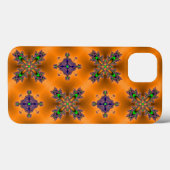 Artdeco-Blume im Retro-Stil Case-Mate iPhone Hülle (Rückseite (Horizontal))