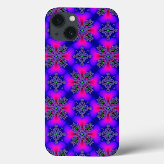 Artdeco-Blume im Retro-Stil Case-Mate iPhone Hülle (Rückseite)