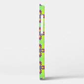 Artdeco-Blume im Retro-Stil Case-Mate iPhone Hülle (Rückseite / Links)