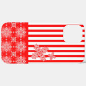 Artdeco-Blume im Retro-Stil Case-Mate iPhone Hülle (Rückseite / Rechts)
