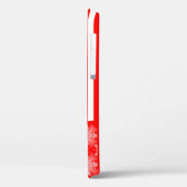 Artdeco-Blume im Retro-Stil Case-Mate iPhone Hülle (Rückseite / Links)