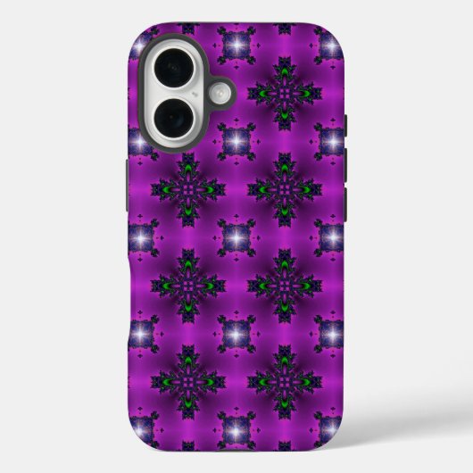 Artdeco-Blume im Retro-Stil Case-Mate iPhone Hülle (Rückseite)
