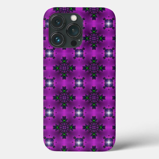 Artdeco-Blume im Retro-Stil Case-Mate iPhone Hülle (Rückseite)