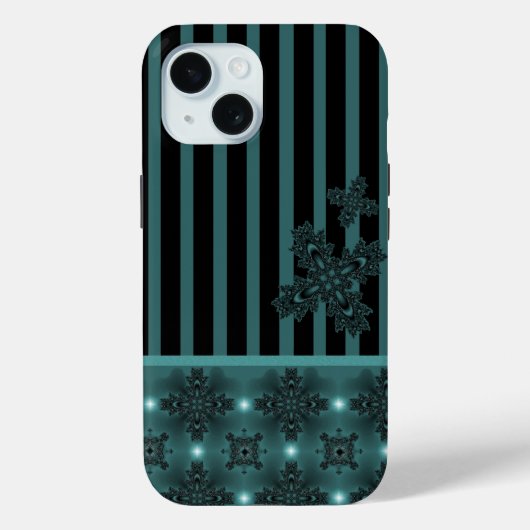 Artdeco-Blume im Retro-Stil Case-Mate iPhone Hülle (Rückseite)