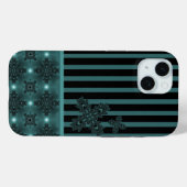 Artdeco-Blume im Retro-Stil Case-Mate iPhone Hülle (Rückseite (Horizontal))