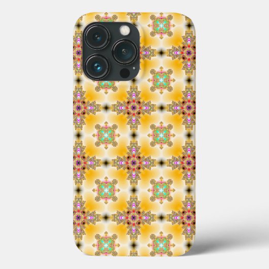 Artdeco-Blume im Retro-Stil Case-Mate iPhone Hülle (Rückseite)