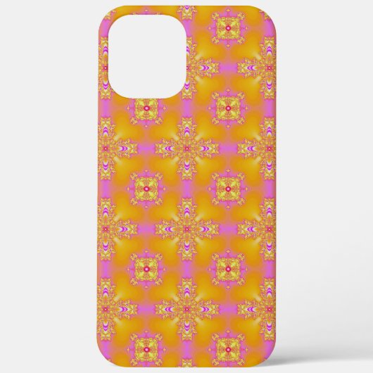 Artdeco-Blume im Retro-Stil Case-Mate iPhone Hülle (Rückseite)