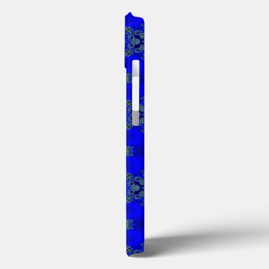 Artdeco-Blume im Retro-Stil Case-Mate iPhone Hülle (Rückseite / Links)