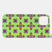 Artdeco-Blume im Retro-Stil Case-Mate iPhone Hülle (Rückseite (Horizontal))