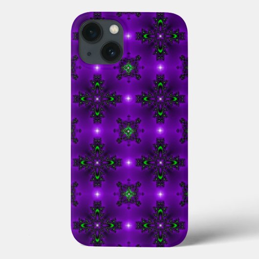 Artdeco-Blume im Retro-Stil Case-Mate iPhone Hülle (Rückseite)
