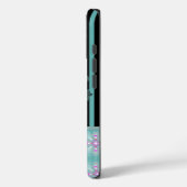 Artdeco-Blume im Retro-Stil Case-Mate iPhone Hülle (Rückseite / Links)