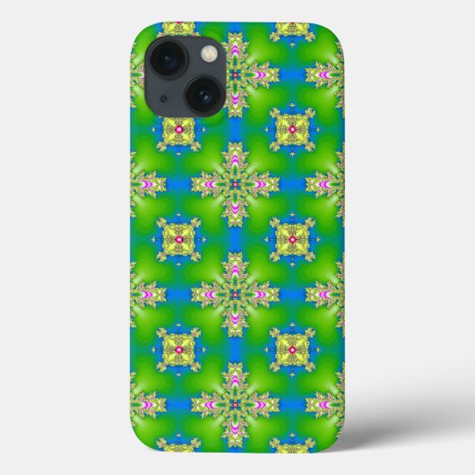 Artdeco-Blume im Retro-Stil Case-Mate iPhone Hülle (Rückseite)