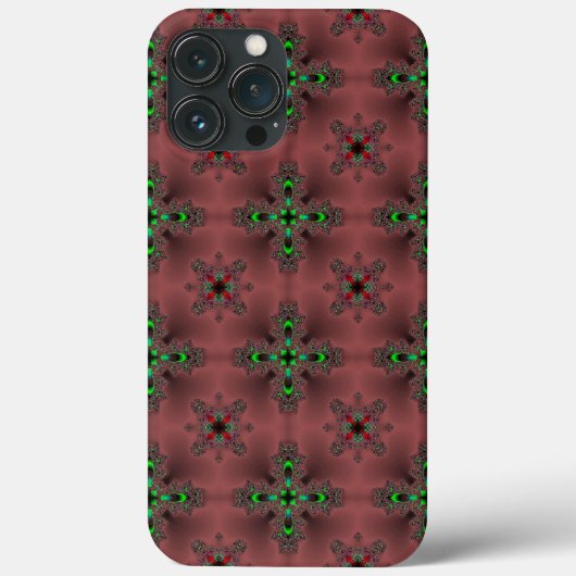 Artdeco-Blume im Retro-Stil Case-Mate iPhone Hülle (Rückseite)
