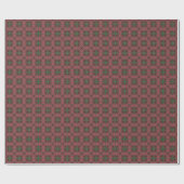 Artdeco-Blume im Retro-Stil Geschenkpapier (Flach)