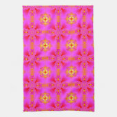Artdeco-Blume im Retro-Stil Handtuch (Vertikal)