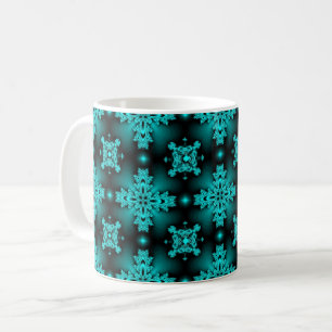 Artdeco-Blume im Retro-Stil Kaffeetasse