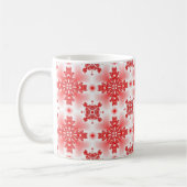 Artdeco-Blume im Retro-Stil Kaffeetasse (Links)