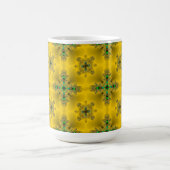 Artdeco-Blume im Retro-Stil Kaffeetasse (Mittel)