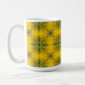 Artdeco-Blume im Retro-Stil Kaffeetasse (Links)