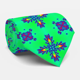 Artdeco-Blume im Retro-Stil Krawatte