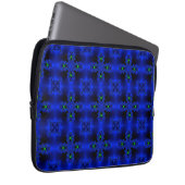 Artdeco-Blume im Retro-Stil Laptopschutzhülle (Vorne Rechts)