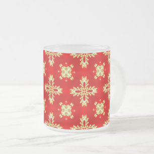 Artdeco-Blume im Retro-Stil Mattglastasse