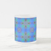 Artdeco-Blume im Retro-Stil Mattglastasse (Mittel)