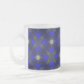 Artdeco-Blume im Retro-Stil Mattglastasse (Links)
