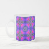 Artdeco-Blume im Retro-Stil Mattglastasse (Links)