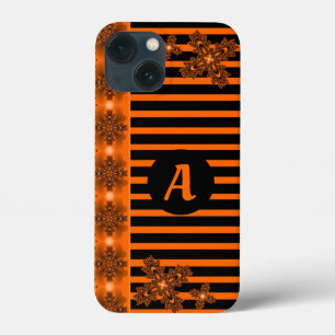 Artdeco-Blume im Retro-Stil mit Monogramm Case-Mate iPhone Hülle