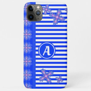 Artdeco-Blume im Retro-Stil mit Monogramm Case-Mate iPhone Hülle